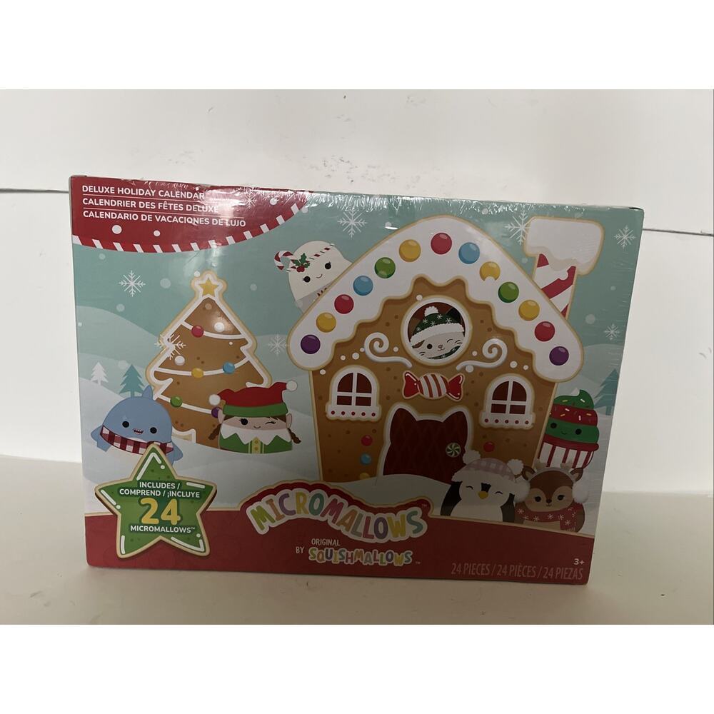 Micromallows 2.5" Squishmallows Holiday Advent Calendar Plush - 24pk